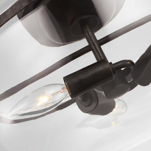 Lorford Medium Semi Flush Mount Ceiling Light in Detail.