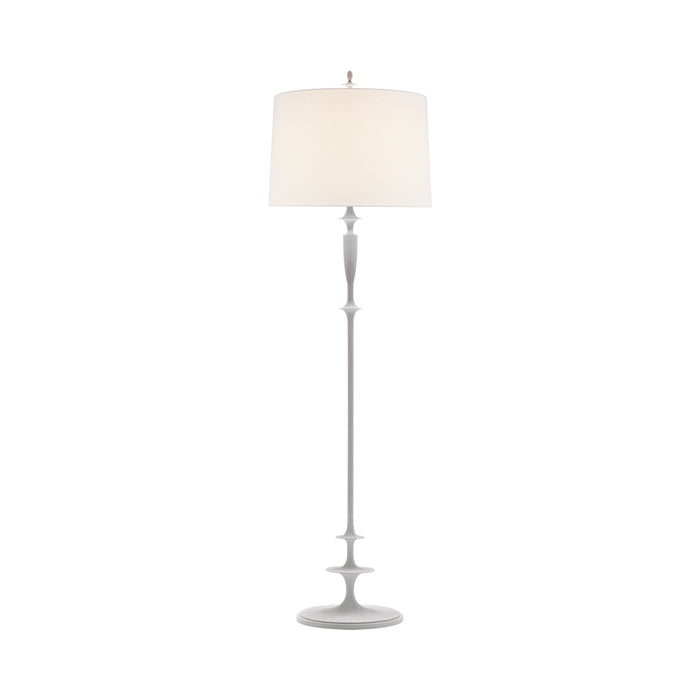 Lotus Floor Lamp in Plaster White.