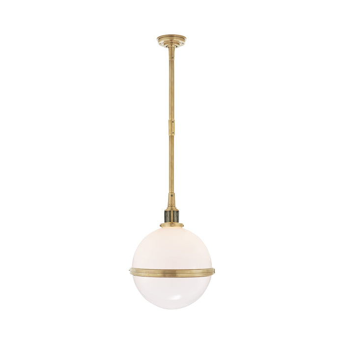 McCarren Pendant Light in Natural Brass.