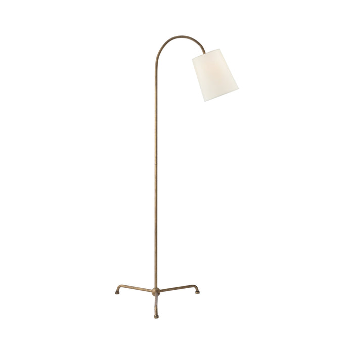 Mia Floor Lamp in Gilded Iron.