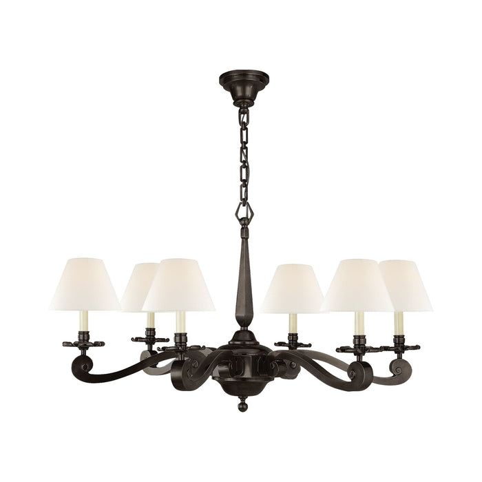 Myrna Chandelier in Gun Metal.