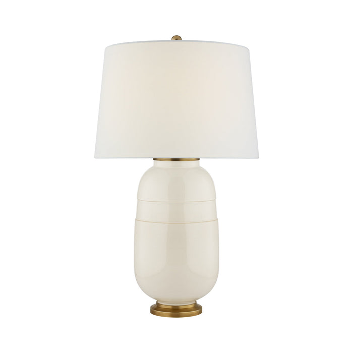 Newcomb Table Lamp in Ivory.