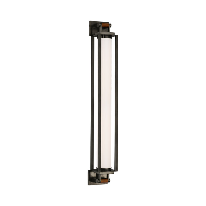 Northport LED Bath Wall Light in Bronze/Teak (32-Inch).