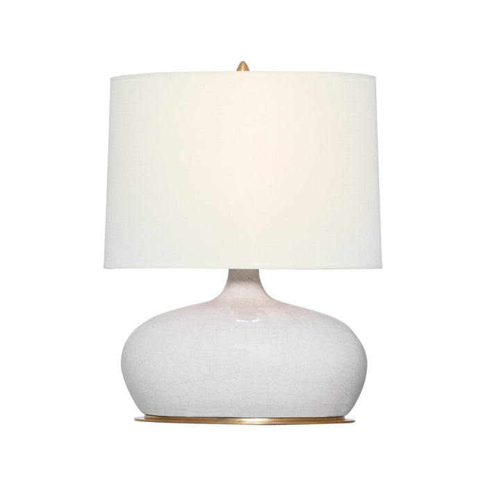 Olinda Table Lamp in Crackled Ivory (Small).