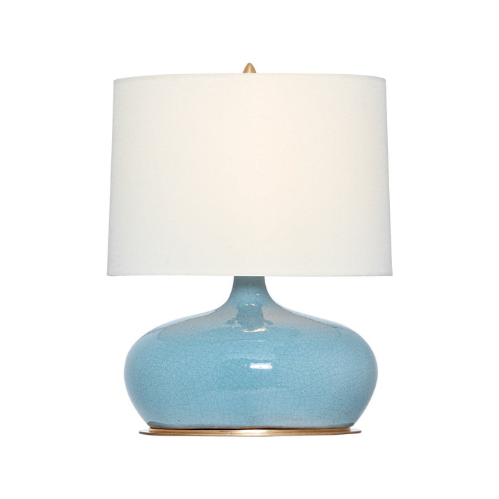 Olinda Table Lamp in Crackled Robin (Small).