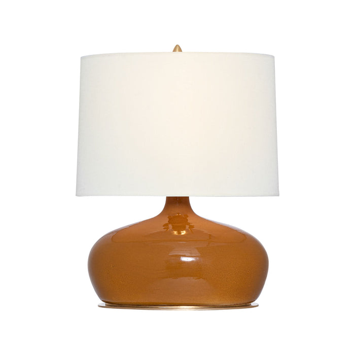 Olinda Table Lamp in Crackled Sienna (Small).