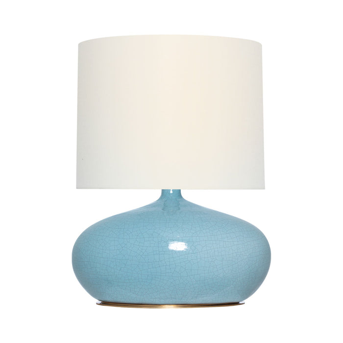 Olinda Table Lamp in Crackled Robin (Large).