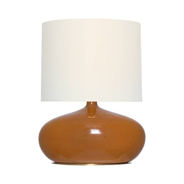 Olinda Table Lamp in Crackled Sienna (Large).