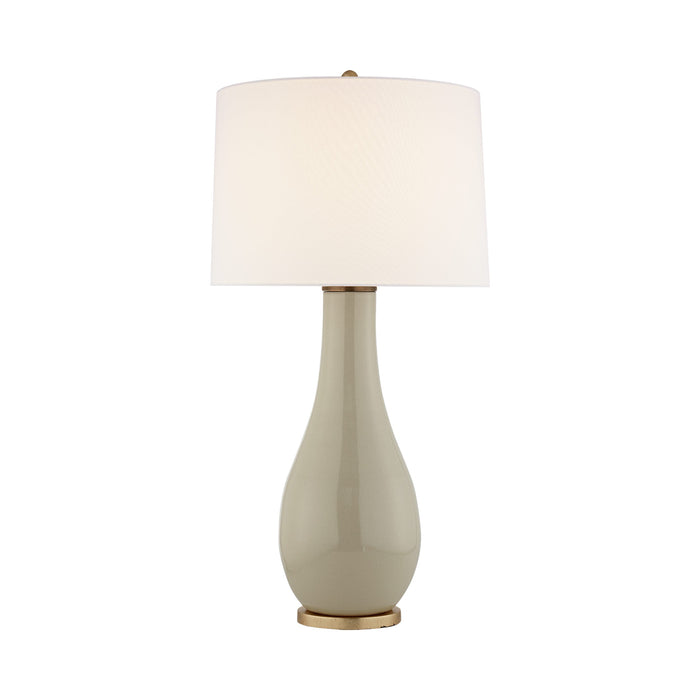 Orson Table Lamp in Coconut Porcelain.