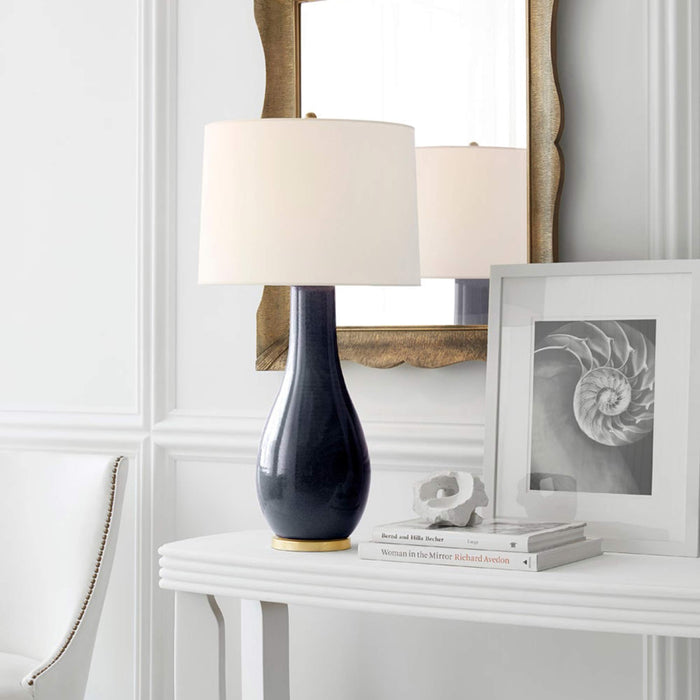 Orson Table Lamp in living room.