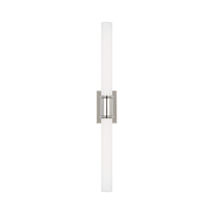 Owen LED Bath Wall Light in Polished Nickel (2-Light).