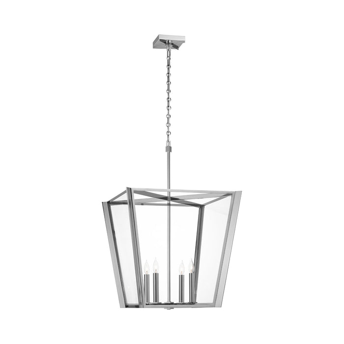 Palais Pendant Light in Polished Nickel (Large).