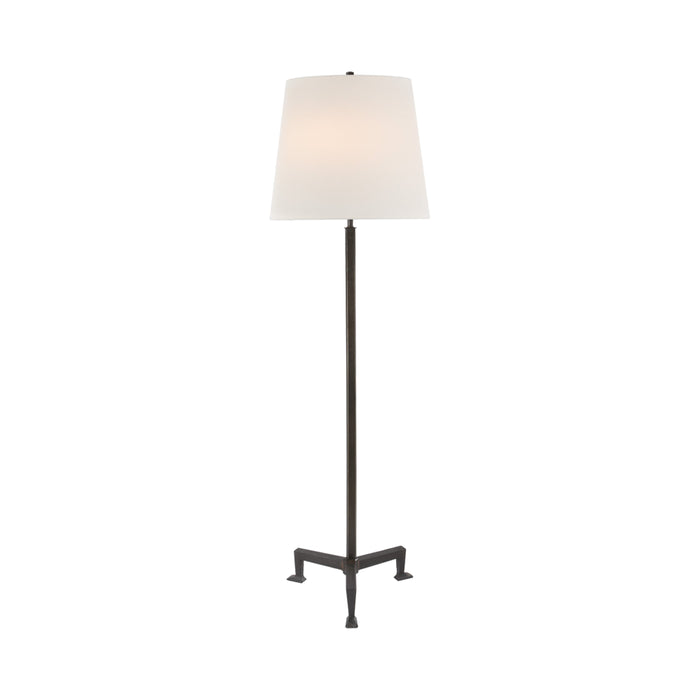 Parish Floor Lamp in Aged Iron.