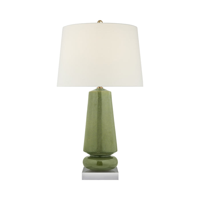 Parisienne Table Lamp in Shellish Kiwi (Medium).