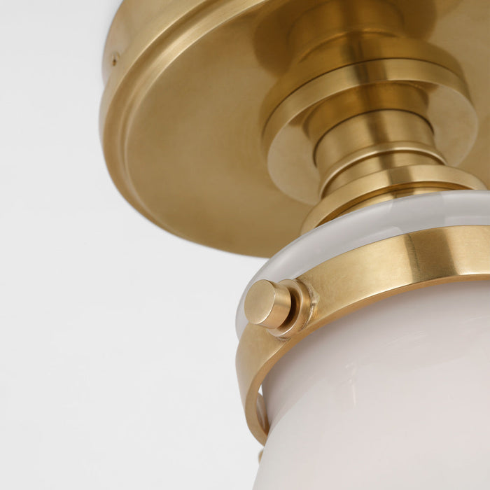 Parkington Conical Flush Mount Ceiling Light in Detail.