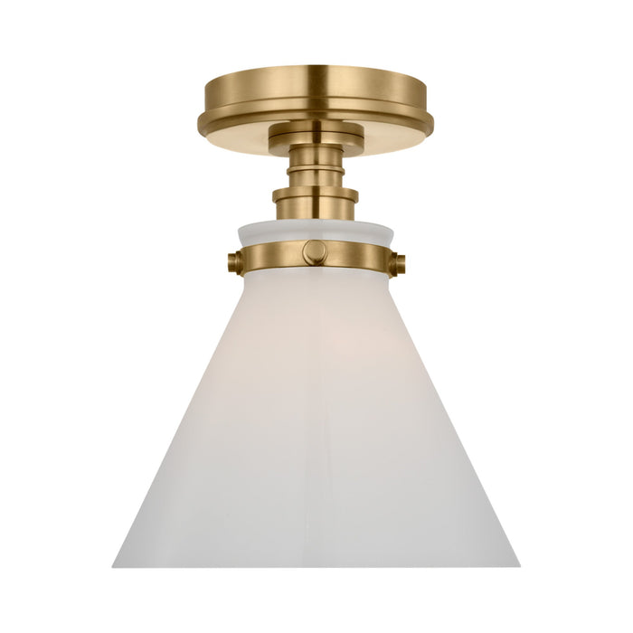 Parkington Conical Flush Mount Ceiling Light in Detail.