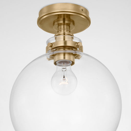 Parkington Globe Flush Mount Ceiling Light in Detail.