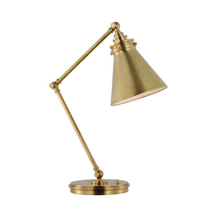 Parkington Table Lamp in Antique-Burnished Brass.