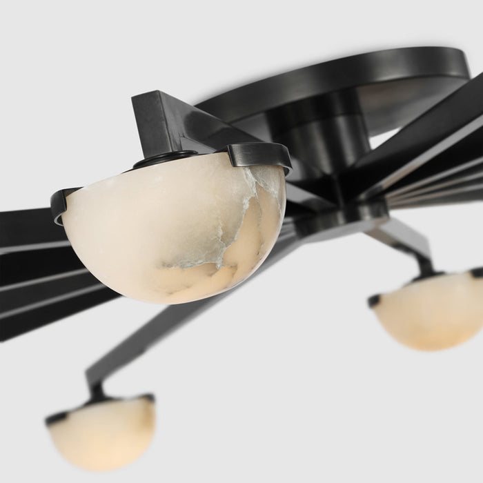 Pedra LED Flush Mount Ceiling Light in Detail.