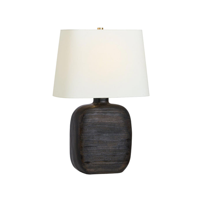 Pemba Table Lamp in Chimney Black (Medium).