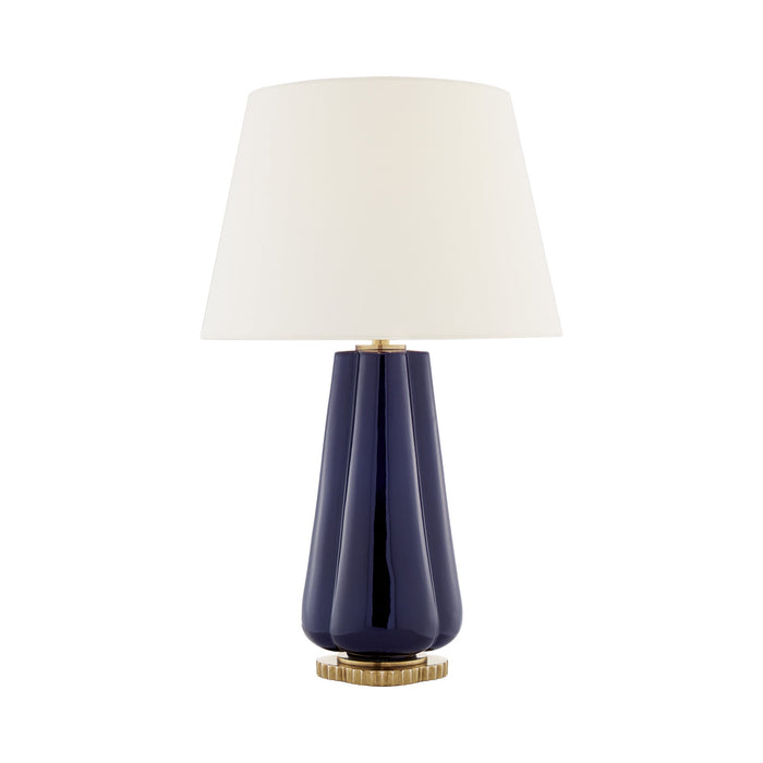 Penelope Table Lamp in Denim Porcelain.