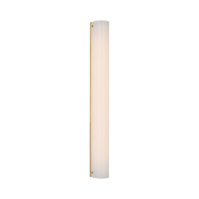 Penhold LED Bath Wall Light in Soft Brass (30-Inch).