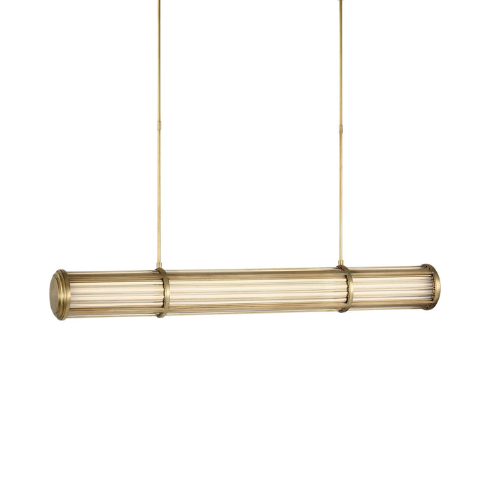 Perren LED Linear Chandelier in Detail.