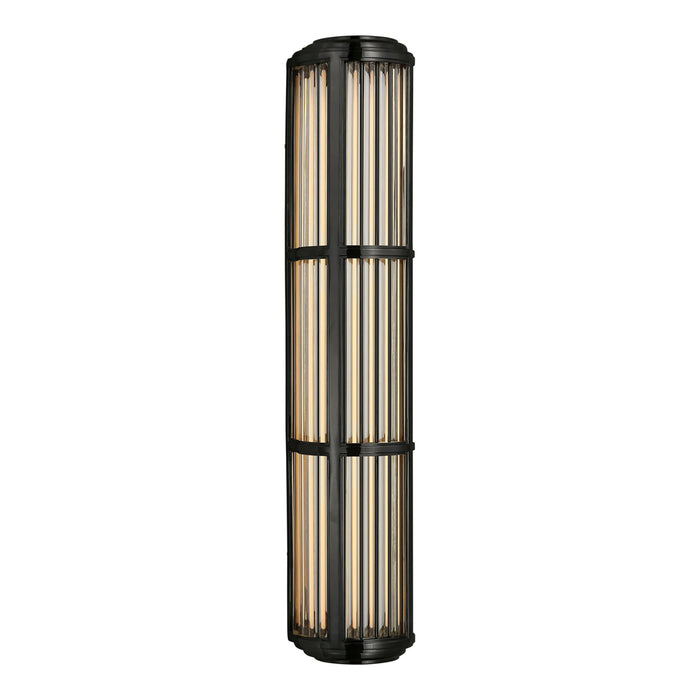 Perren Outdoor LED Wall Light in Bronze/Glass Rods (Large).