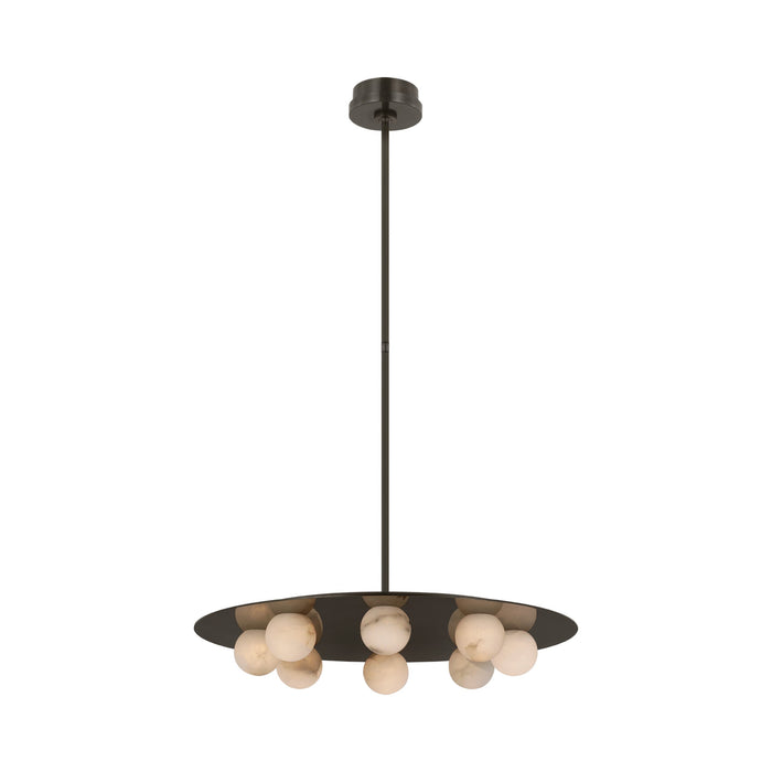 Pertica LED Chandelier in Mirrored Bronze (8-Light).