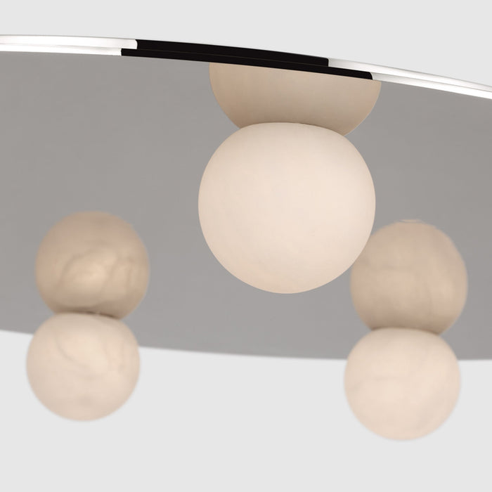 Pertica LED Flush Mount Ceiling Light in Detail.