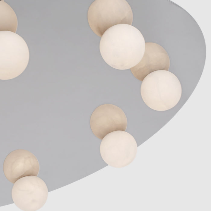 Pertica LED Flush Mount Ceiling Light in Detail.