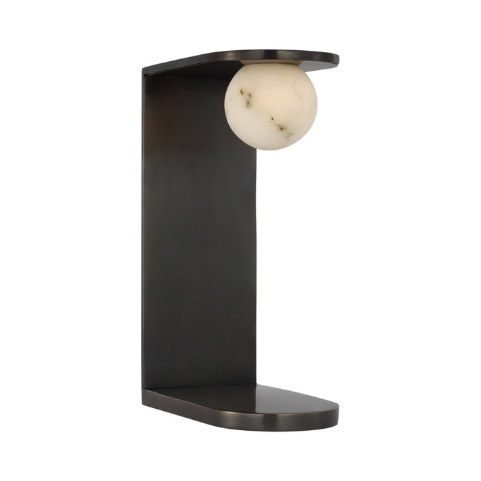 Pertica LED Table Lamp in Mirrored Bronze.