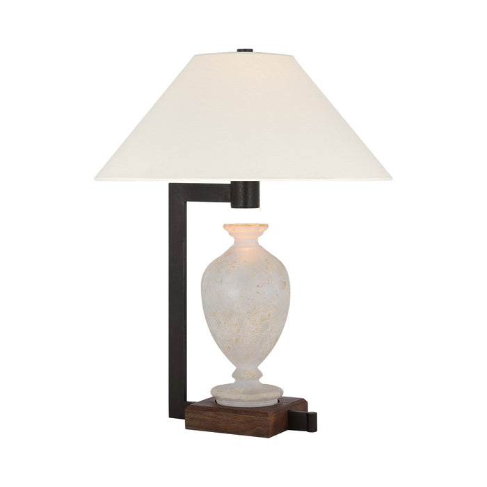 Phial LED Table Lamp in Etruscan Glass.