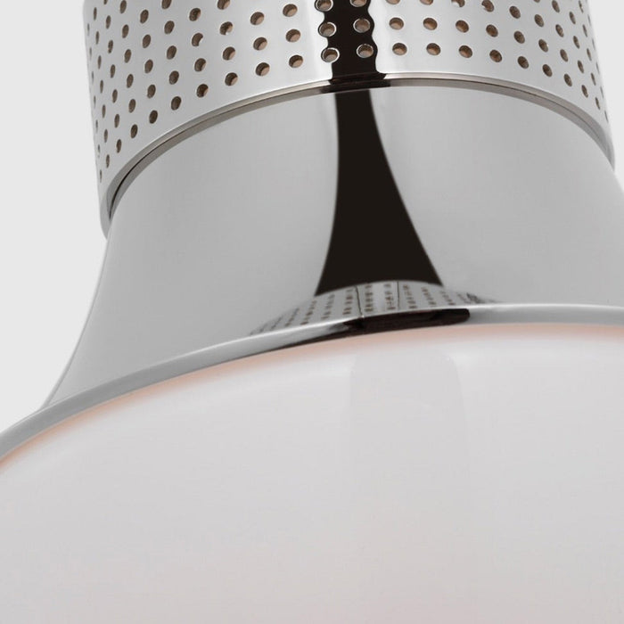 Precision Round Flush Mount Ceiling Light in Detail.