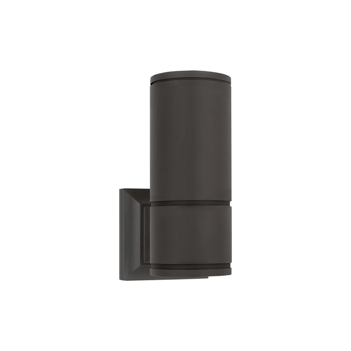 Provo Outdoor LED Wall Light in Matte Black (9.5-Inch).