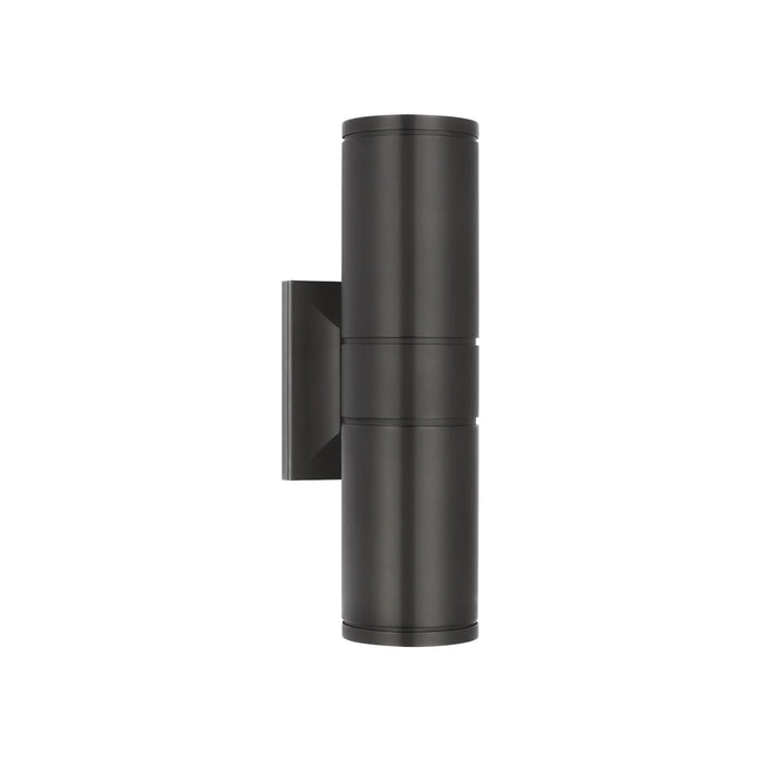 Provo Outdoor LED Wall Light in Matte Black (14-Inch).