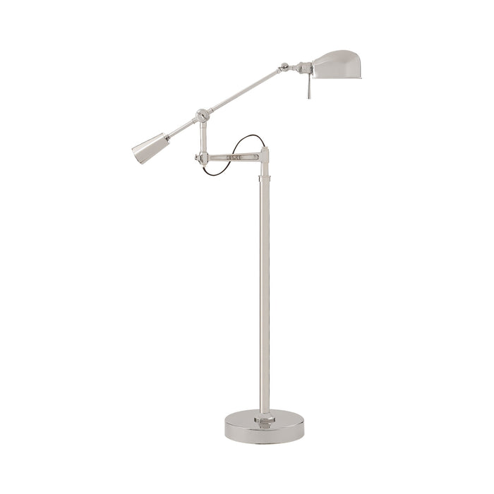 RL '67 Floor Lamp in Polished Nickel.