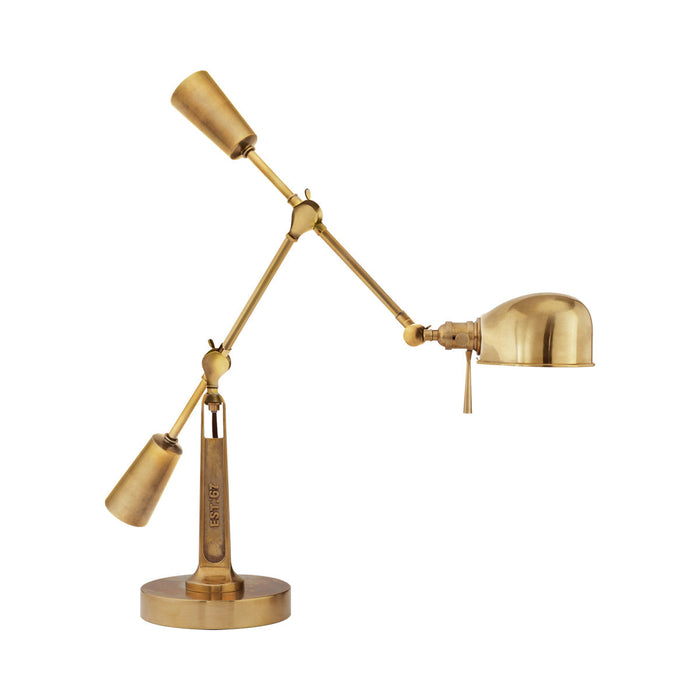 RL '67 Table Lamp in Natural Brass.