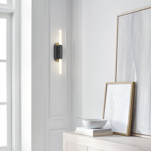 Rousseau LED Bath Wall Light in living room.