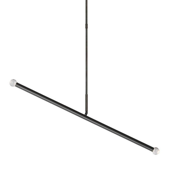 Rousseau LED Linear Chandelier in Detail.