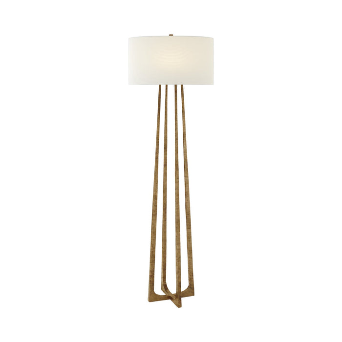 Scala Floor Lamp in Gilded Iron.