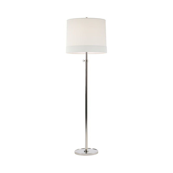 Simple Floor Lamp in Soft Silver.