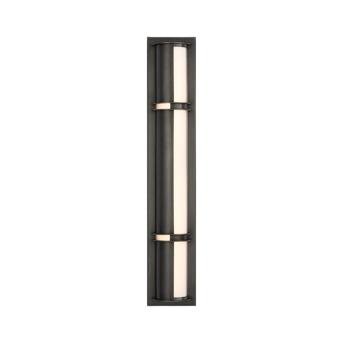 Strever LED Bath Wall Light in Bronze (26-Inch).