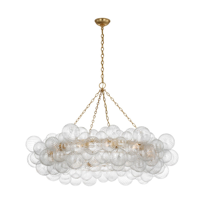 Talia Ring Chandelier in Gild (53.5-Inch).