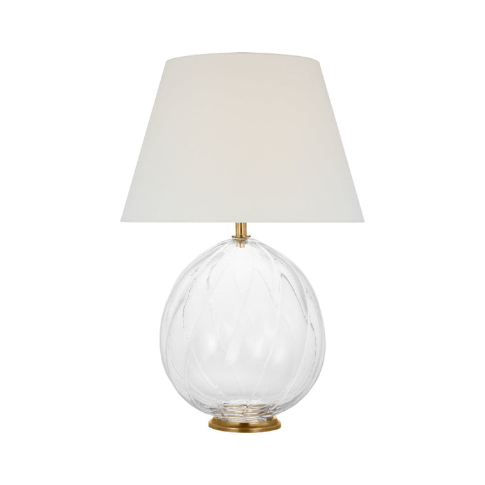 Talia Table Lamp in Clear Glass(Large).