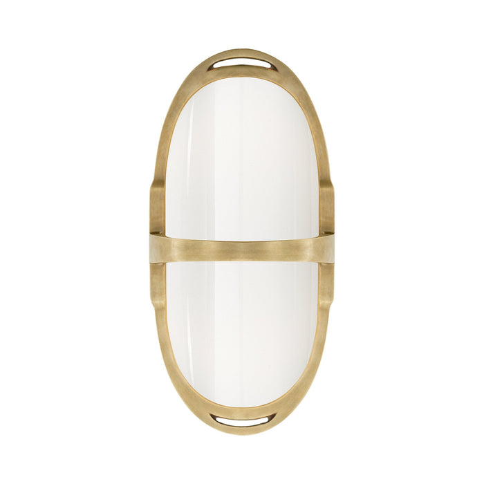 Westbury Bath Wall Light in Natural Brass.