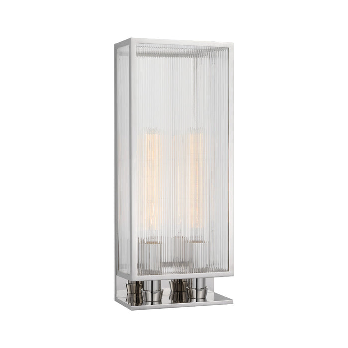 York  Wall Light in Polished Nickel (2-Light/Large).