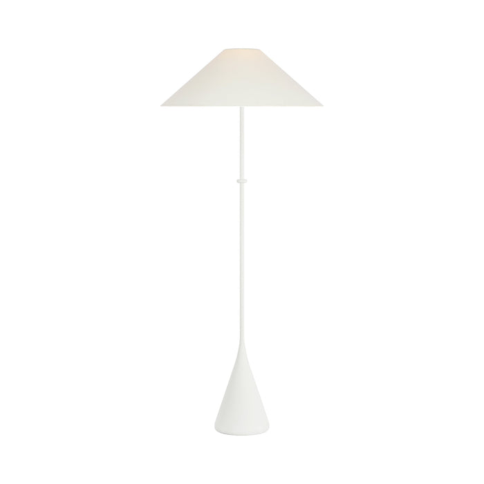 Zealous Floor Lamp in Museum White.