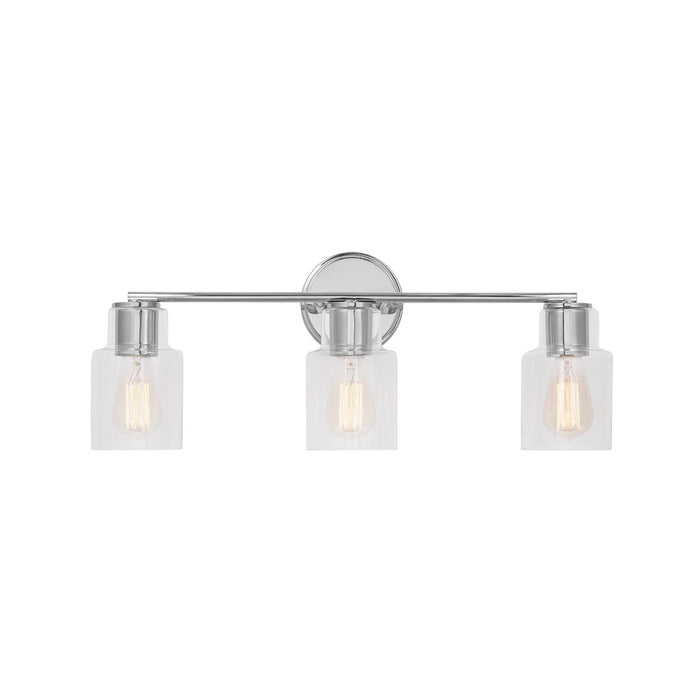 Sayward Bath Vanity Light in Chrome (3-Light).