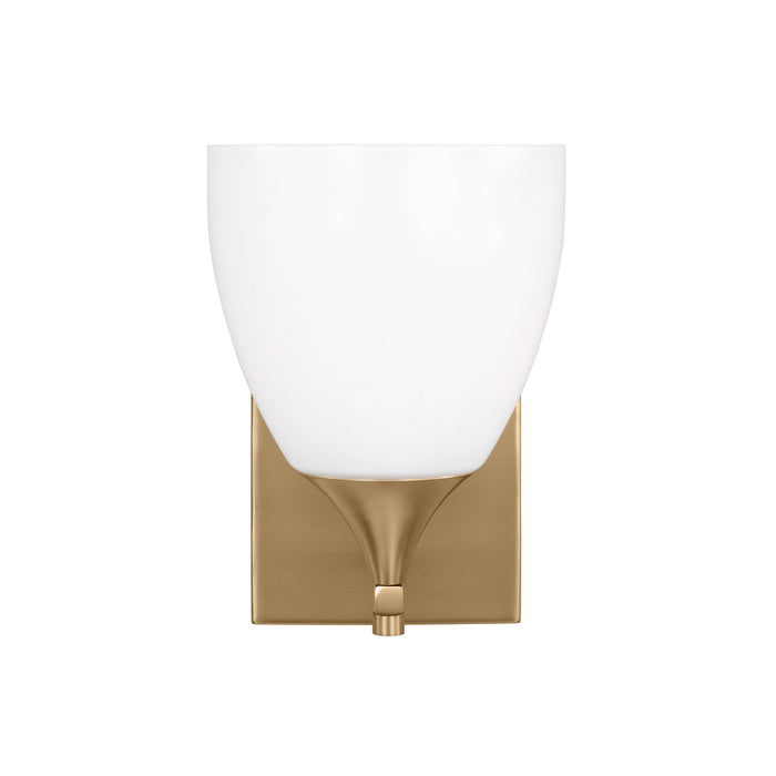 Toffino Wall Light in Satin Brass.